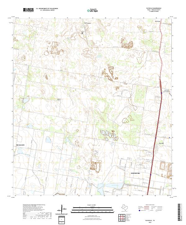 Faysville, TX — USGS 7.5-minute topo (2022)