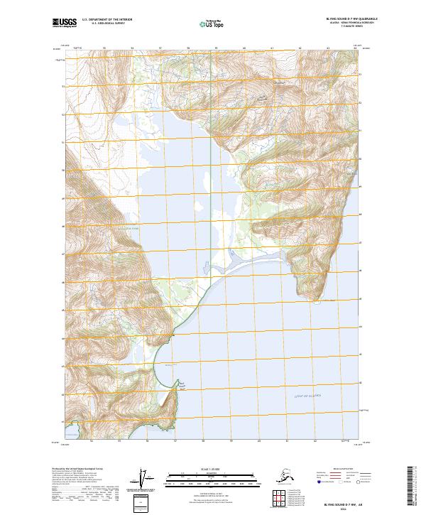 Blying Sound D-7 NW, AK — USGS 7.5-minute topo (2024)