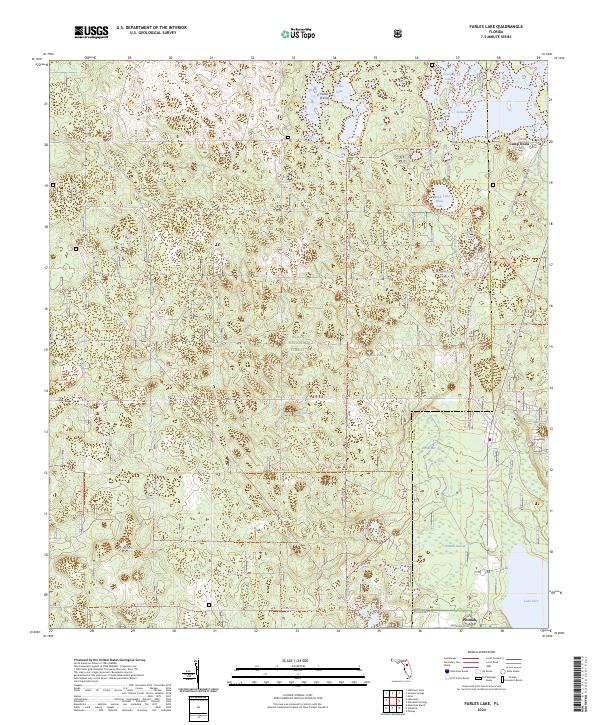 Farles Lake, FL — USGS 7.5-minute topo (2024)