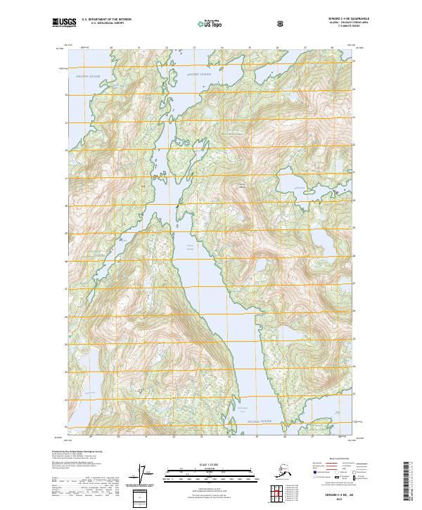 Seward C-4 NE, AK — USGS 7.5-minute topo (2023)