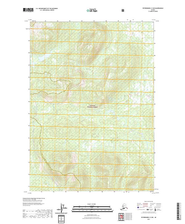 Petersburg C-5 NE, AK — USGS 7.5-minute topo (2021)
