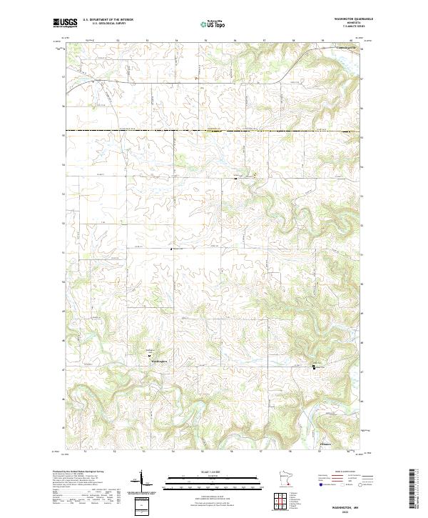 Washington, MN — USGS 7.5-minute topo (2022)