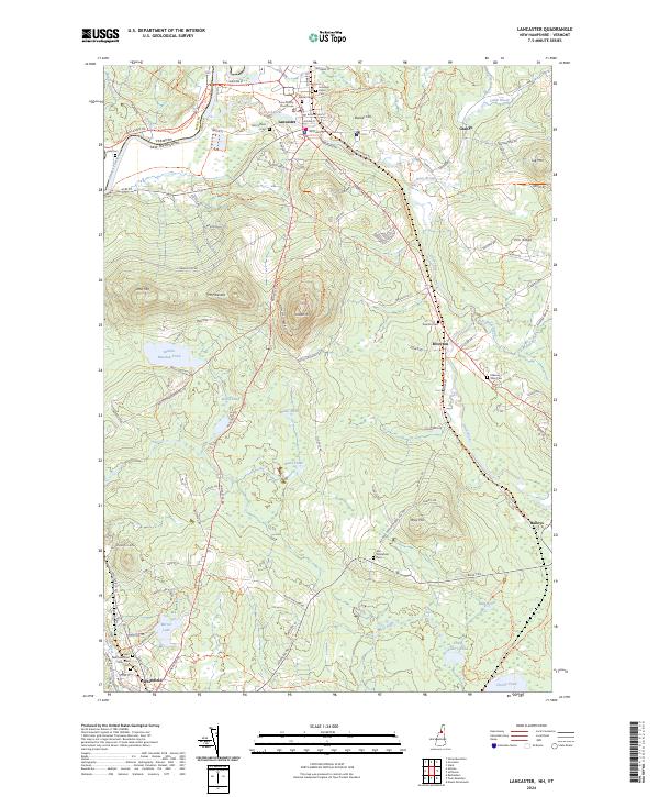 Lancaster, NH-VT — USGS 7.5-minute topo (2024)