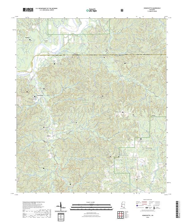 Homochitto, MS — USGS 7.5-minute topo (2024)