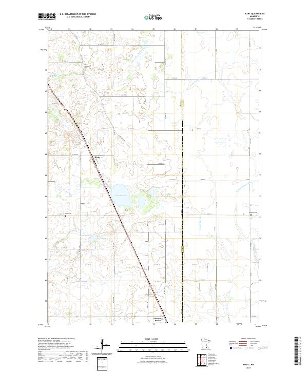 Bixby, MN — USGS 7.5-minute topo (2022)