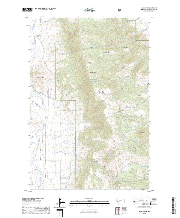 Wilson Park, MT — USGS 7.5-minute topo (2024)