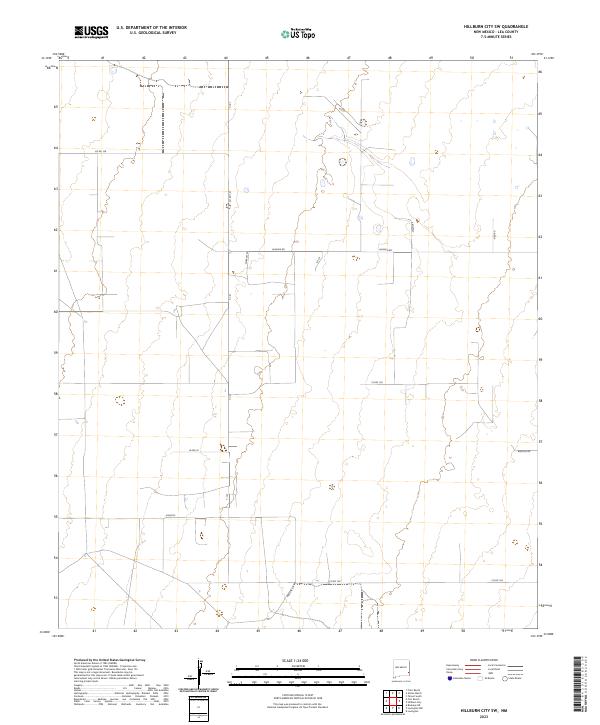 Hillburn City SW, NM — USGS 7.5-minute topo (2023)