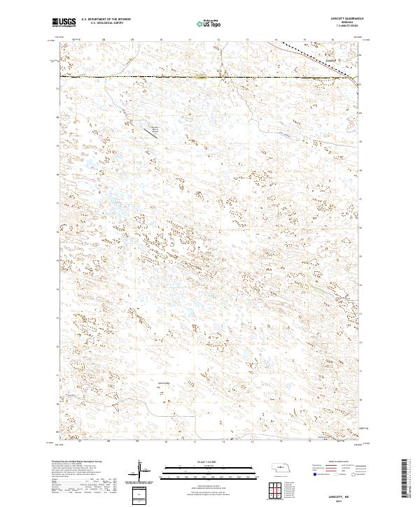 Linscott, NE — USGS 7.5-minute topo (2021)