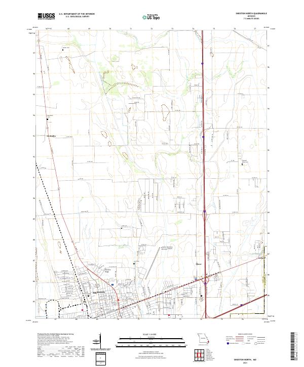Sikeston North, MO — USGS 7.5-minute topo (2021)