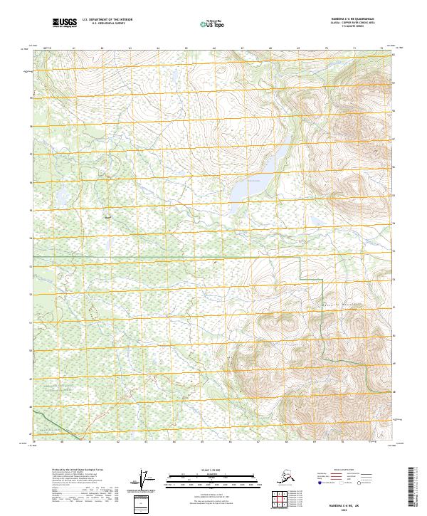 Nabesna C-6 NE, AK — USGS 7.5-minute topo (2023)