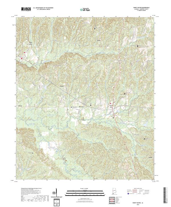 Sweet Water, AL — USGS 7.5-minute topo (2024)