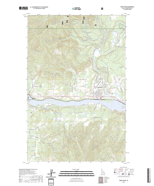 Priest River, ID — USGS 7.5-minute topo (2024)
