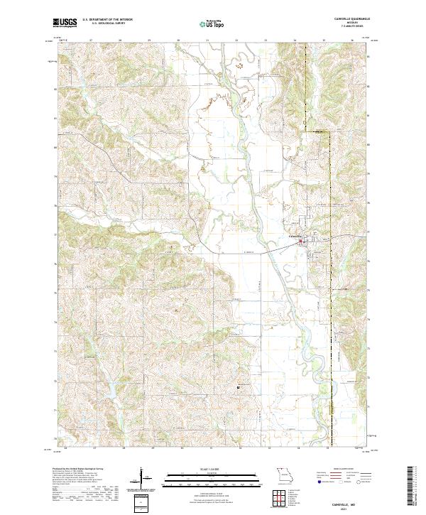 Cainsville, MO — USGS 7.5-minute topo (2021)