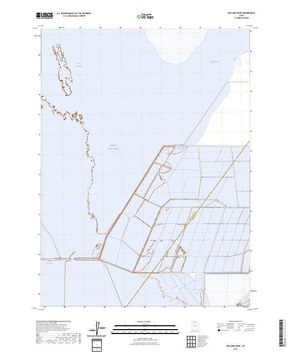 Willard Spur, UT — USGS 7.5-minute topo (2023)