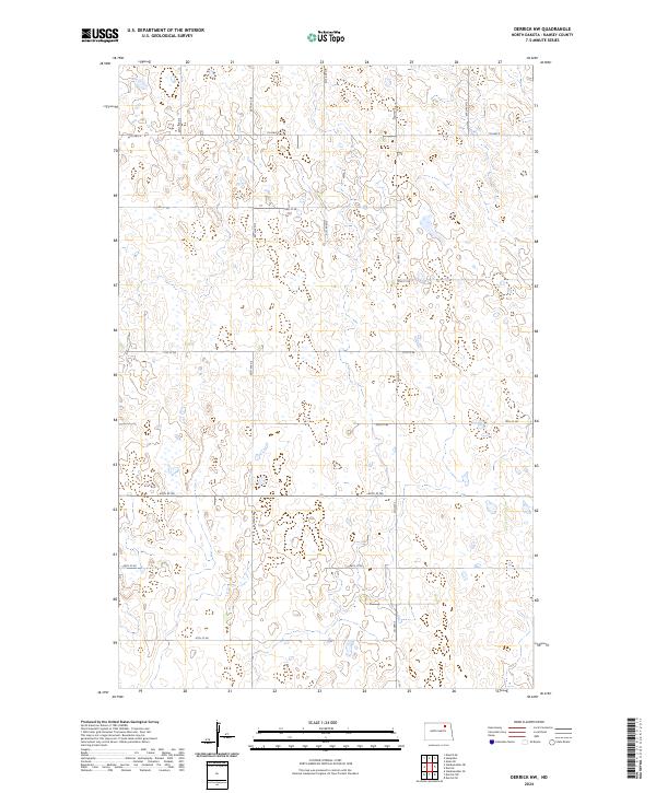 Derrick NW, ND — USGS 7.5-minute topo (2024)