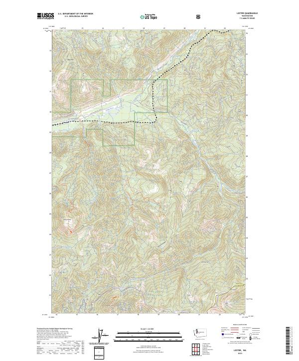 Lester, WA — USGS 7.5-minute topo (2023)