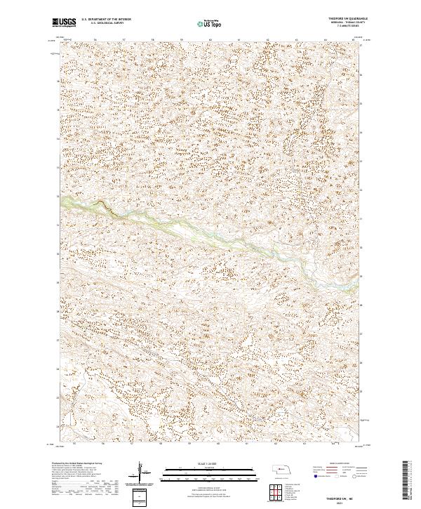Thedford SW, NE — USGS 7.5-minute topo (2021)