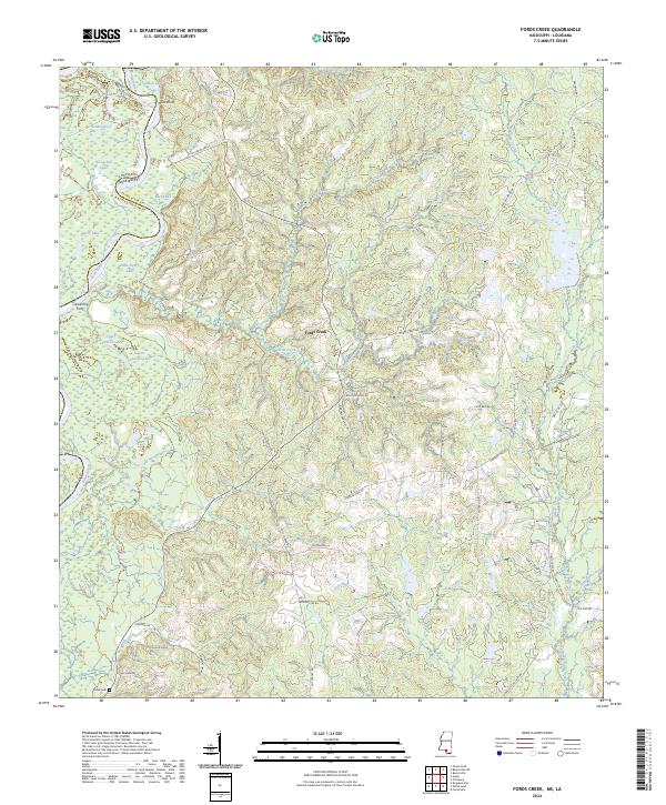 Fords Creek, MS-LA — USGS 7.5-minute topo (2024)