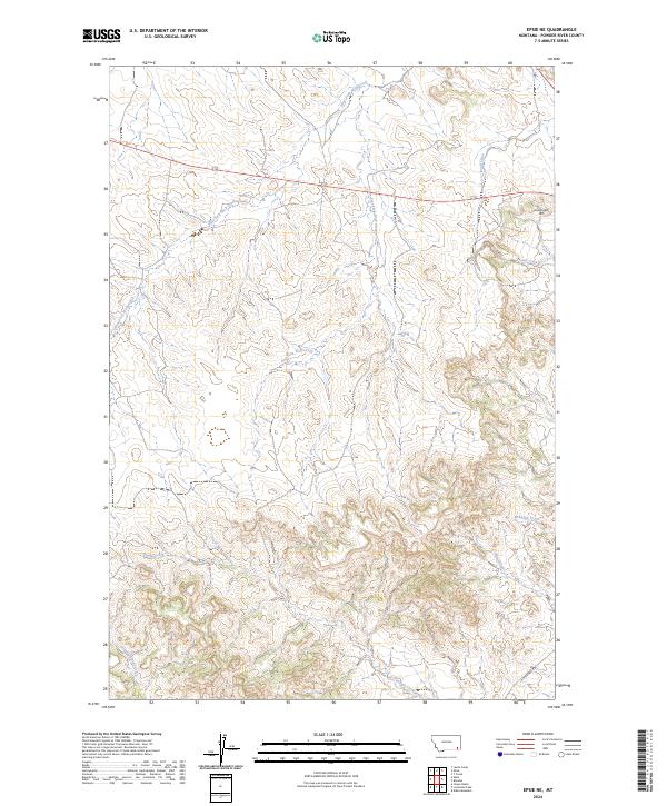Epsie NE, MT — USGS 7.5-minute topo (2024)