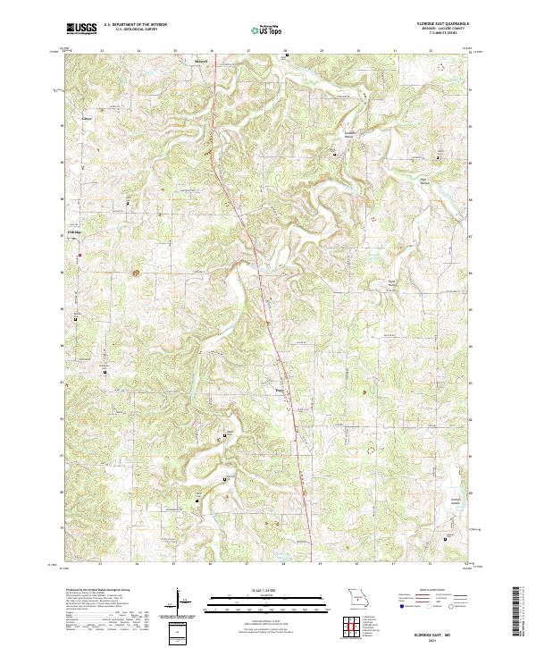 Eldridge East, MO — USGS 7.5-minute topo (2021)