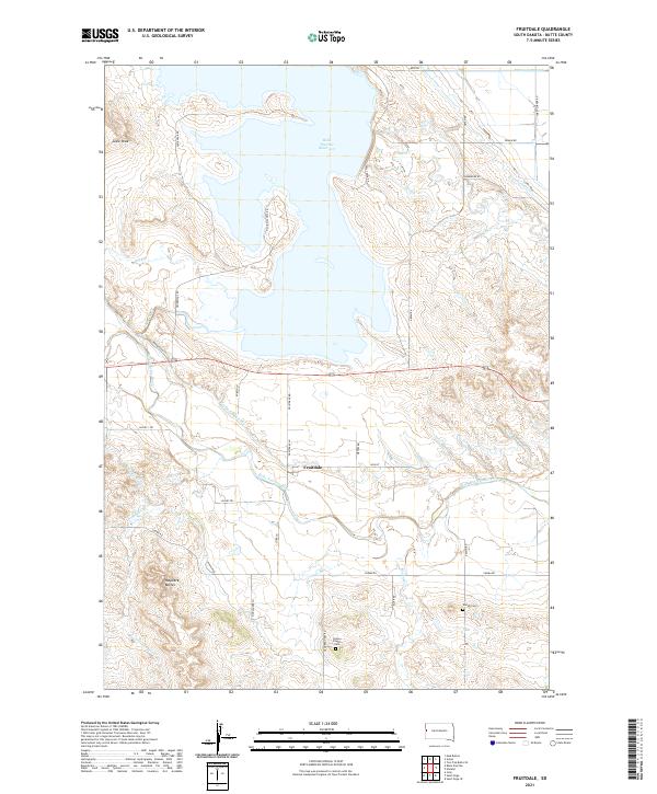 Fruitdale, SD — USGS 7.5-minute topo (2021)
