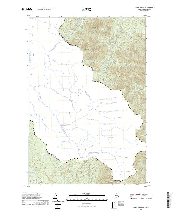 Merrill Mountain, ME-QC — USGS 7.5-minute topo (2024)