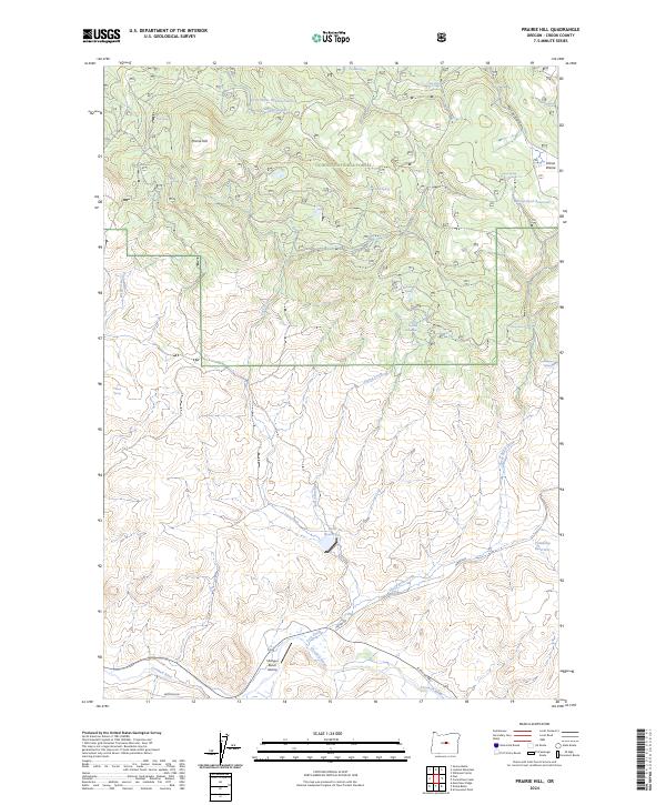 Prairie Hill, OR — USGS 7.5-minute topo (2024)