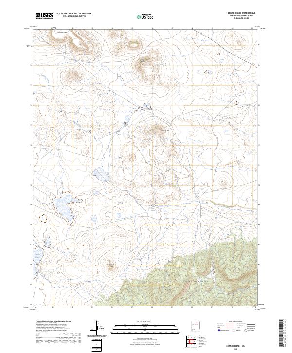 Cerro Negro, NM — USGS 7.5-minute topo (2023)