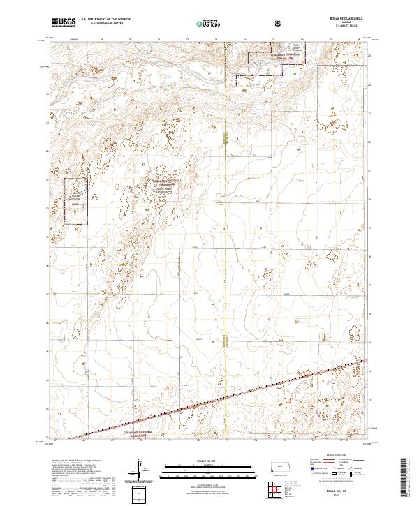 Rolla NE, KS — USGS 7.5-minute topo (2022)