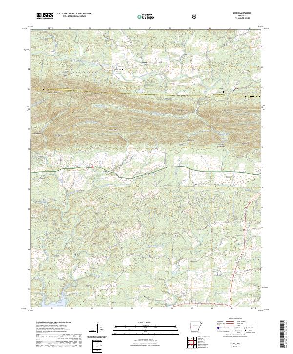 Lodi, AR — USGS 7.5-minute topo (2024)