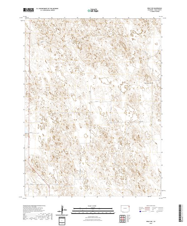 Wray NW, CO — USGS 7.5-minute topo (2022)