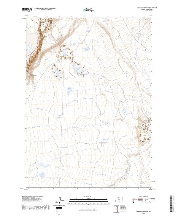Commodore Ridge, OR — USGS 7.5-minute topo (2023)