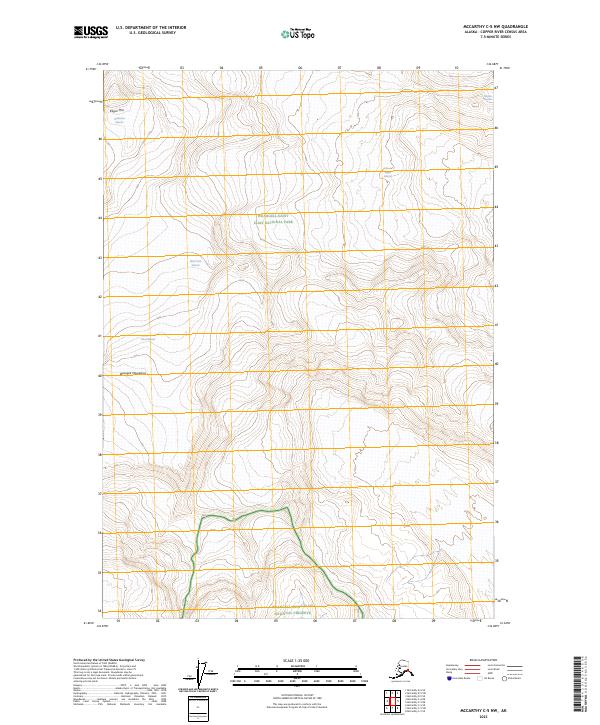 McCarthy C-5 NW, AK — USGS 7.5-minute topo (2023)