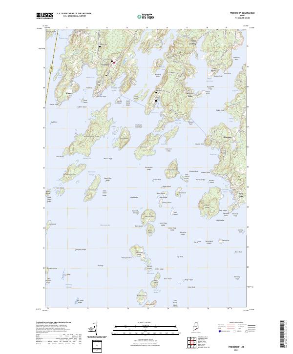 Friendship, ME — USGS 7.5-minute topo (2024)