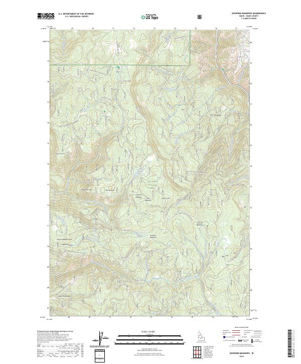 Goodwin Meadows, ID — USGS 7.5-minute topo (2024)