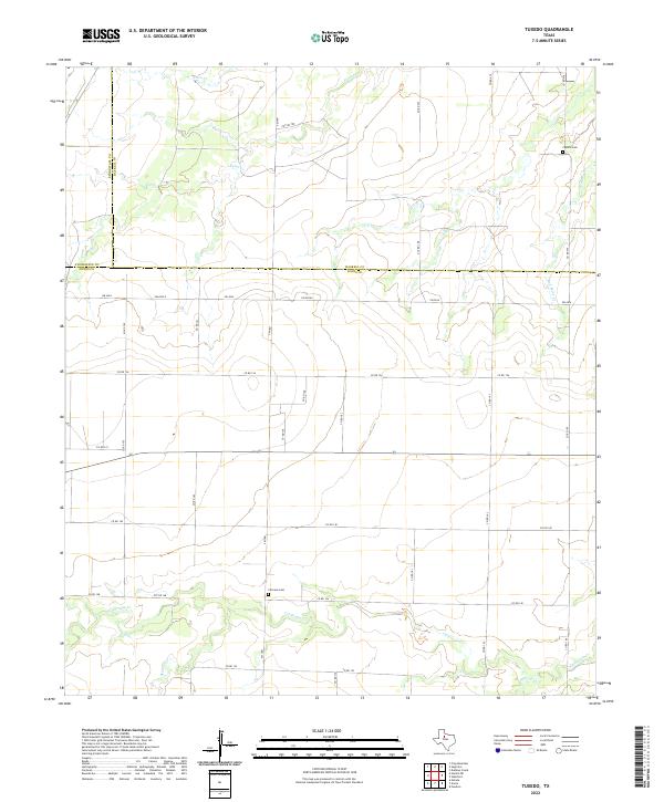 Tuxedo, TX — USGS 7.5-minute topo (2022)