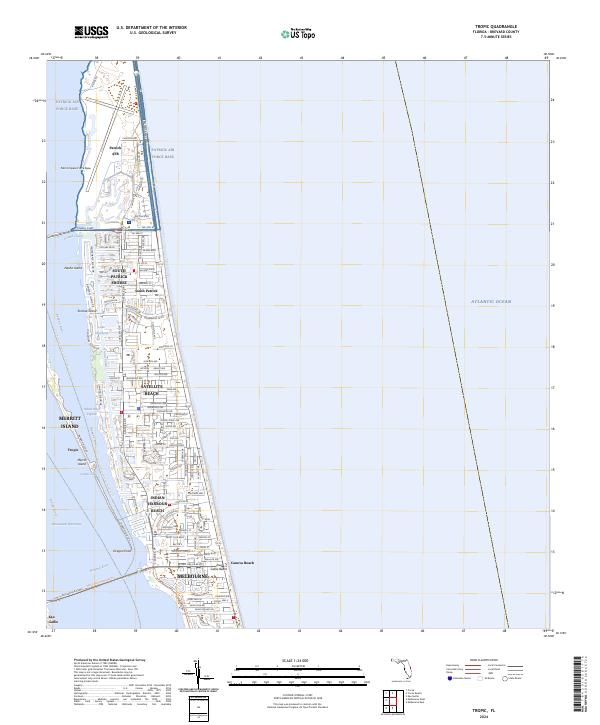 Tropic, FL — USGS 7.5-minute topo (2024)