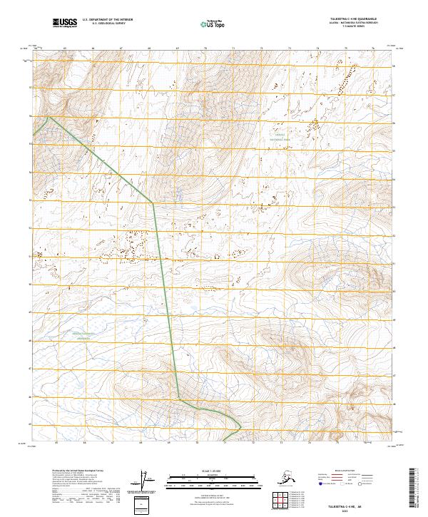 Talkeetna C-4 NE, AK — USGS 7.5-minute topo (2023)