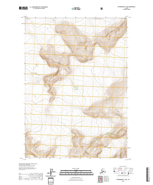 Petersburg D-1 NW, AK — USGS 7.5-minute topo (2024)