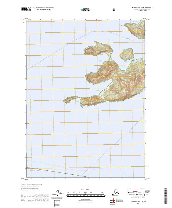 Blying Sound D-4 NE, AK — USGS 7.5-minute topo (2024)