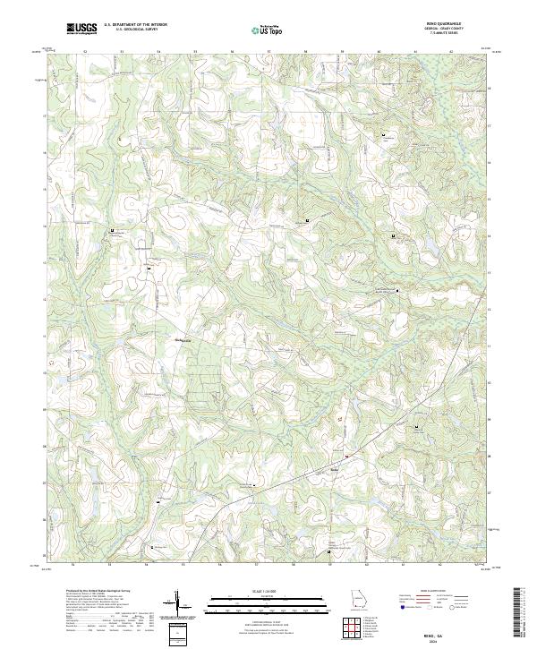 Reno, GA — USGS 7.5-minute topo (2024)