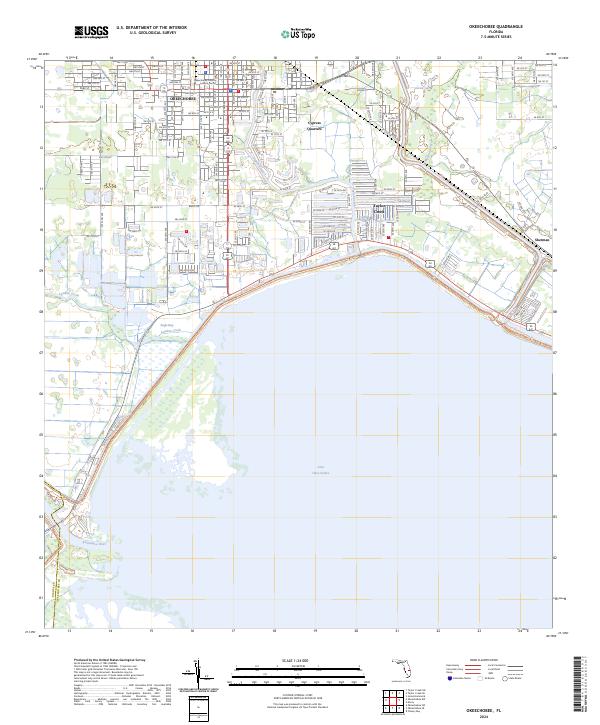 Okeechobee, FL — USGS 7.5-minute topo (2024)