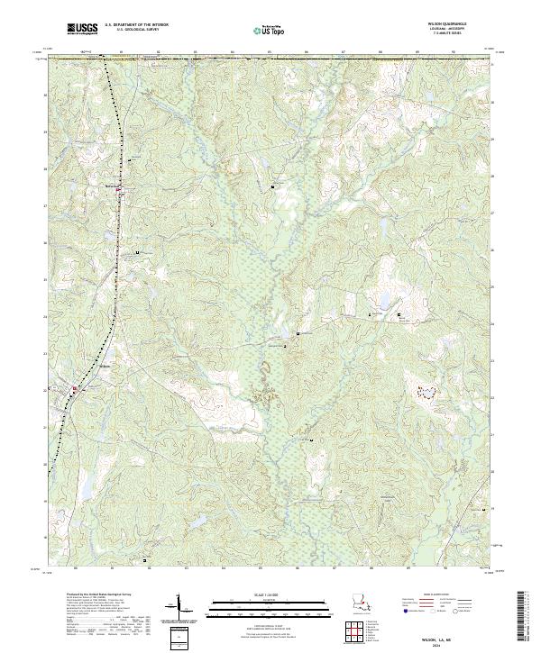 Wilson, LA-MS — USGS 7.5-minute topo (2024)