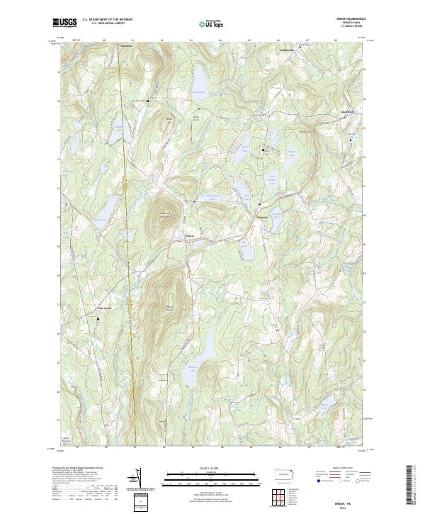 Orson, PA — USGS 7.5-minute topo (2023)
