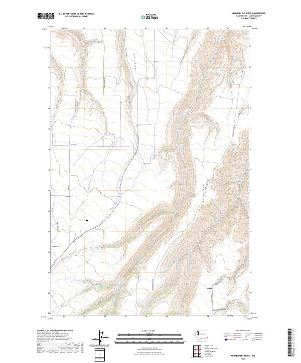 Weissenfels Ridge, WA — USGS 7.5-minute topo (2023)