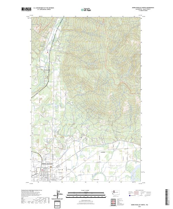 Sedro-Woolley North, WA — USGS 7.5-minute topo (2023)