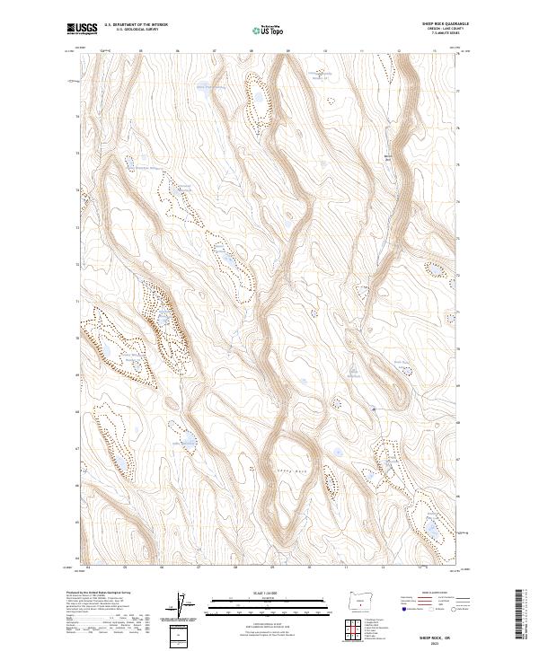 Sheep Rock, OR — USGS 7.5-minute topo (2023)