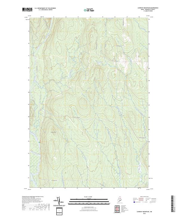 Lookout Mountain, ME — USGS 7.5-minute topo (2024)