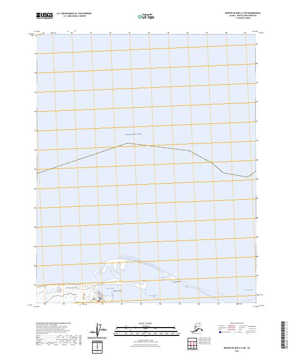Barter Island A-5 NE, AK — USGS 7.5-minute topo (2024)