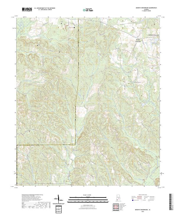 Moodys Crossroads, AL — USGS 7.5-minute topo (2024)